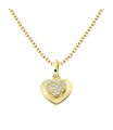 Shining Heart Silver Necklace SPE-5773